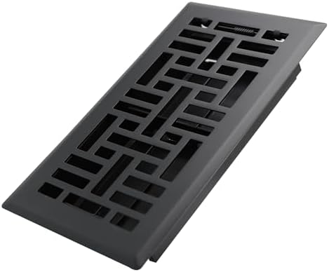 Howeall 4x8 Inches Heavy Duty Walkable Floor Register Easy Adjust Air Supply by Howeall