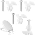 4 Pack Toilet Seat Bolts & Screws by Unknown