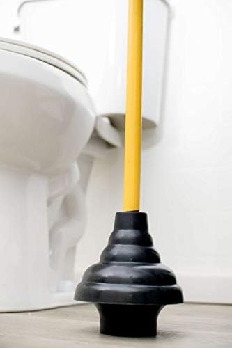 LDR 512 3410 Power Deluxe High Force Cup Ribbed Toilet Plunger - Image 6