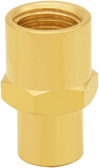 Uenede Brass 1/4" NPT Female to 3/8" NPT Female Reducer Adapter - Image 5