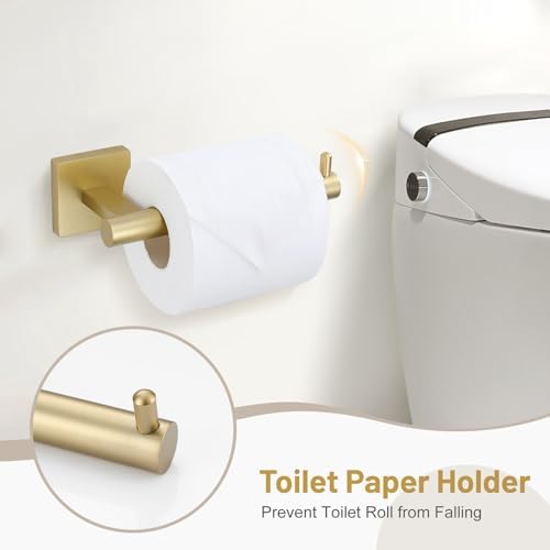 Towel Ring Set 4 Piece Bathroom Hardware Set Includes Towel Ring 2 Towel Hooks - Image 4