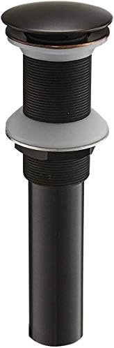 Vessel Sink Pop Up Drain Without Overflow, Oil Rubbed Bronze - Image 3