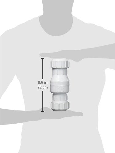 Zoeller 30-0015 1.5 in. PVC Compression Check Valve - Image 2