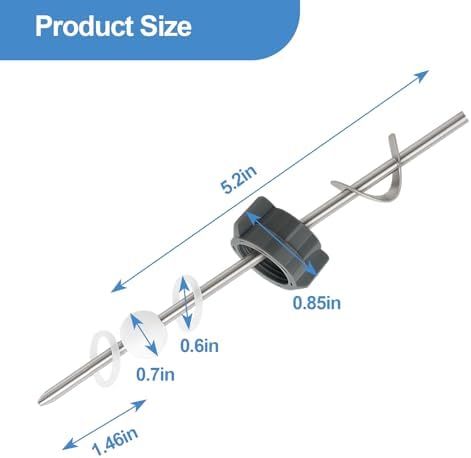 Lavatory Pop Up Center Piece Assembly-Metal Pivot Arm, Compatible - Image 2