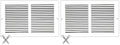 14" x 8" Baseboard Return Air Grille by HVACPremium