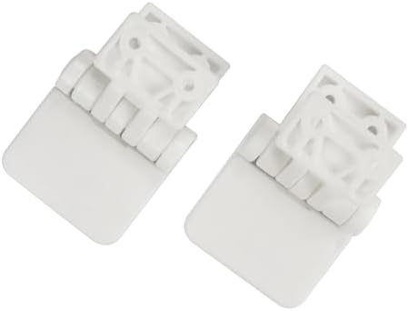 Toilet Seat Hinges Replacement Parts – White Plastic Hinge Set - Image 4