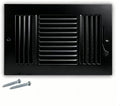 12x6 Inch Duct Opening Ceiling Register, 3-Way Steel Sidewall Air Vent Grille by Unknown