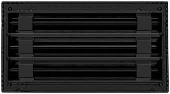 BUILDMART - 12x6 Modern AC Vent Cover - Decorative Black Air Vent - Standard - Image 2