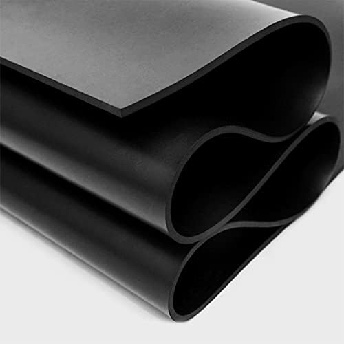 jxgzyy Solid Rubber Sheet Roll 118"x40"x1/8" Heavy Duty Rubber Flooring Roll - Image 5