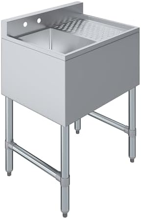 AmGood One Compartment Stainless Steel Under bar Sink by AmGood