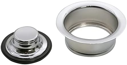 Westbrass R2089-05 4-1/4" Kitchen Sink Waste Disposal Drain Flange and Stopper - Image 4