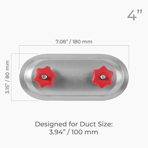 4 Inch Round Duct Access Door – Galvanized Steel Cover/Airtight EPDM Rubber - Image 4