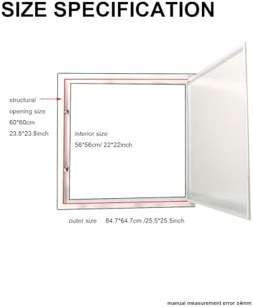 Fengze Metal Thickness 1.2mm Access Panel 24 x 24 Inch Spring Loaded - Image 5