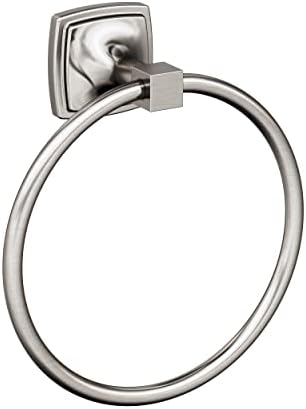 Amerock Stature 7-9/16" Brushed Nickel Towel Ring by Amerock