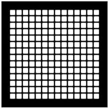 Reggio Registers Square 8" x 14" Steel Grille Without Mounting Holes - Image 4