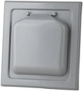 NO-PEST VENT Dual Door Dryer Vent Cover 4 Inch Outdoor, Made in USA, Highest by No-PestVent