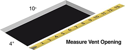 Rocky Mountain Goods 4" x 10" Floor Vents 2 Pack - Image 2