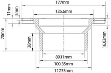 SEAFLO RV Toilet 3" Socket Floor Flange - Image 5