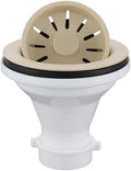Karran QBSBI 3-1/2 in. Kitchen Sink Basket Strainer in Bisque by Karran