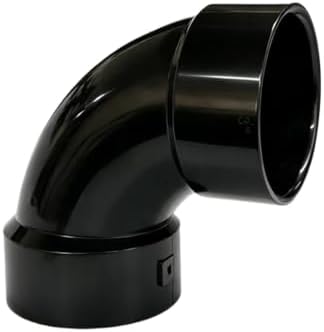 LESSO 3" ABS 90 Degree Sweep Elbow, DWV 3 inch ABS Pipe Fittings by LESSO