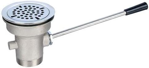 Kratos 29N-124 Waste Valve, Lever Handle, 3-1/2" Sink Opening by Kratos