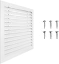 PATIKIL 22 x 22 Inch Gable Vent, 20 x 20 Inch Duct Opening Size by PATIKIL