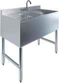 36 in. x 19 in. Stainless Steel Underbar Sink by AmGood