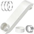 Periscope Dryer Vent, 9.5-14.5" Telescoping Dryer Vent Stainless Steel by Popbee