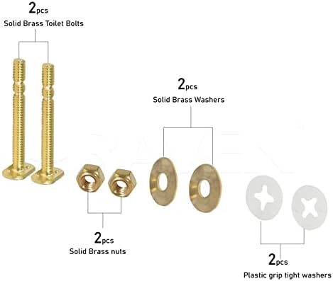 Raven KCFA-738534 Brass Closet Bolts Easy Snap - Image 2