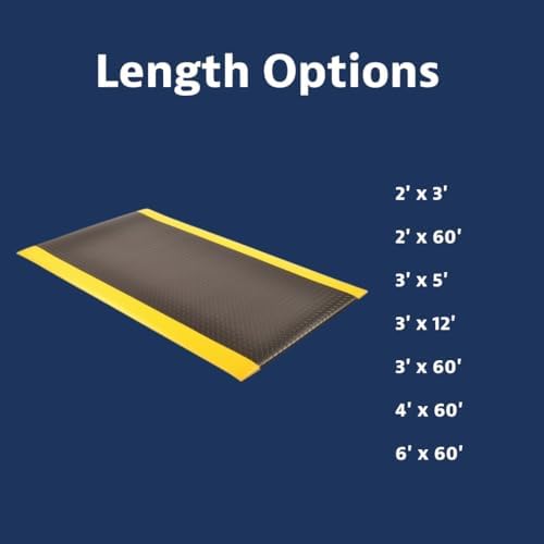 NoTrax 418 Diamond Tred™ 4' x 60' x 5/8" Anti Fatigue Mat - Image 6