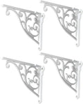 Shelf Brackets 6 Inch 4 Pack Heavy Duty White Wall Bracket Victorian Kitchen by khtumeware