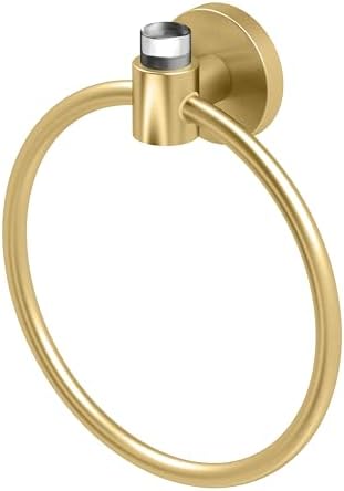 Gatco 5732 Clarion Towel Ring | Wall Mount Bathroom Hand Towel Holder, Modern by Gatco