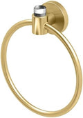 Gatco 5732 Clarion Towel Ring | Wall Mount Bathroom Hand Towel Holder, Modern by Gatco
