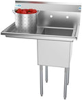 KoolMore 1 Compartment Stainless Steel NSF Commercial Kitchen Prep & Utility by KoolMore