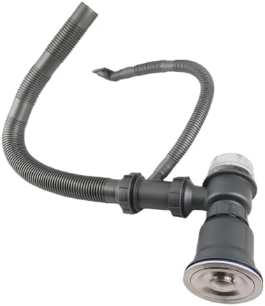 Kitchen Sink Drain Kit, Professional Thickened Odor Prevention Basin Pipe Set - Image 4