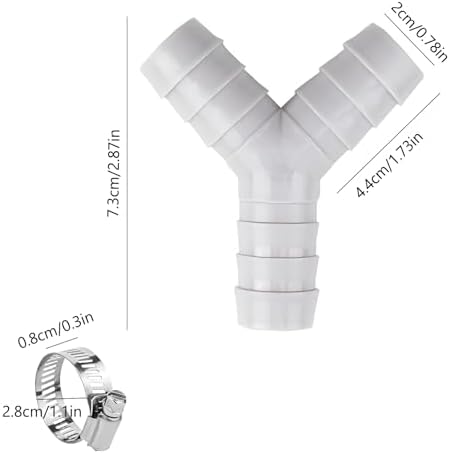 Universal Washing Machine Y-Shaped Drain Hose Splitter Fitting - Image 6
