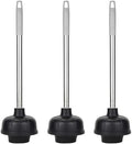SteadMax Rubber Toilet Plunger, Double Thrust Force Cup, Heavy Duty, Commercial by Steadmax