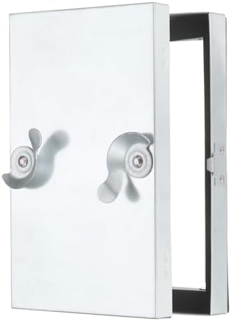 PATIKIL Galvanized Steel Access Panel, 10x6 Inch Insulated HVAC Duct Access Door by PATIKIL