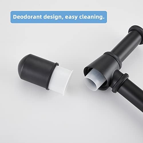 Bathroom Basin Sink Bottle Trap Waste Pipe 1-1/4 inch Slip Inlet Drain Tube Kit - Image 4
