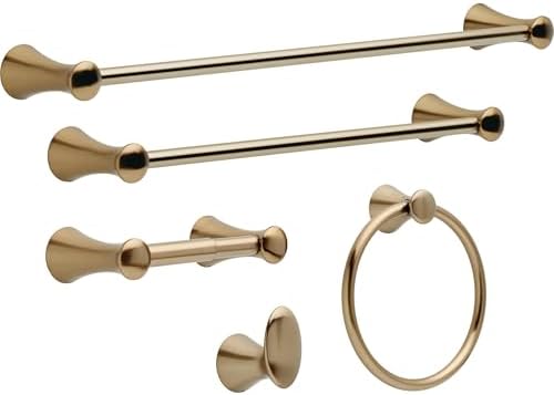 Delta Hand Towel Holder | Champagne Bronze Ring - Image 3