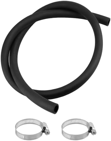 Dishwasher Discharge Hose, 6 FT Rubber Hose by ULXIOM