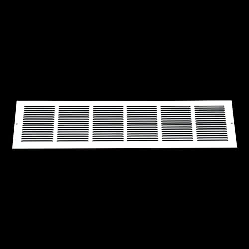 Fits 30x6 Duct Size | Steel Triangular Baseboard Return Air Grille by Handua | - Image 3