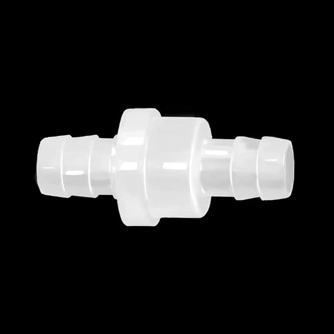 One Way Check Valve, 1/2" Hose Barb Non Return | Ozone Resistance Plastic Valve - Image 3