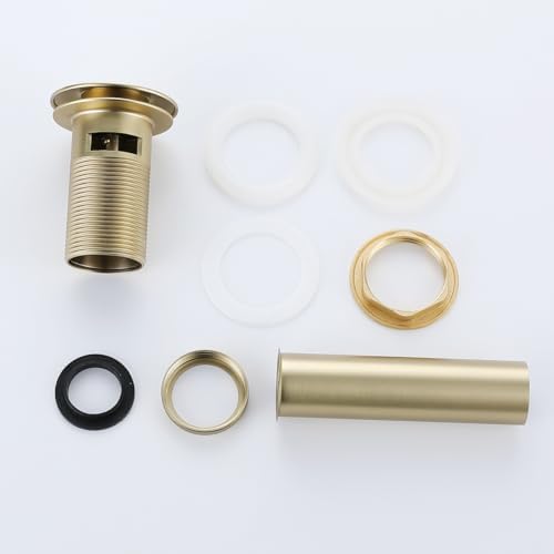 RANDOM Brushed Gold Sink Drain - Image 6