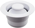 Westbrass D2105-50 3-1/2" EZ-Mount Brass Kitchen Sink Waste Disposal Drain by Westbrass