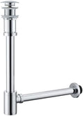 RANDOM Chrome Brass Bottle P Trap by RANDOM