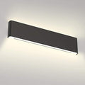 Aipsun 24in/20W LED Matte Black Modern Vanity Light Matte Black Wall Light Up by Aipsun