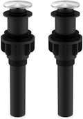 KENES 2 Pack Pop Up Bathroom Vessel Sink Drain Assembly Without Overflow by KENESBathroomKitchen