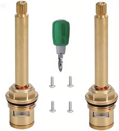 Brass Faucet Cartridge Replacement Kit M20 x 1.5 Ceramic Valve Pair by Unknown