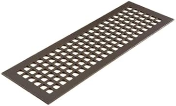 "Reggio Register Square Series Pattern Floor Grille, Oil-Rubbed Bronze Steel by ReggioRegisterCompanyLLC